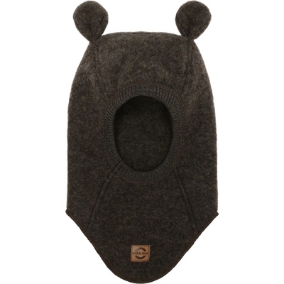 Mikk-Line Mikk Line kojenecká vlněná merino kukla 50040 Dark Brown Melange
