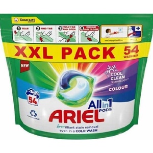 Ariel All in 1 pods Color капсули за пране touch of Lenor, 54бр