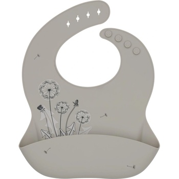 KikkaBoo Силиконов лигавник KikkaBoo Platinum Silicone - Flora, Sand (31302050039)