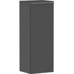 Hansgrohe Xelu Q - Страничен шкаф 40x107x35 см, 1 врата, панти отляво, матово сиво/хром 54128000 (54128000)