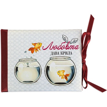 Image 1 of NBoutique Луксозна картичка - Любовта дава крила