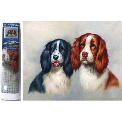 Norimpex - Puzzle Diamant painting: The furry duo 30x40cm - 1 - 39 piese