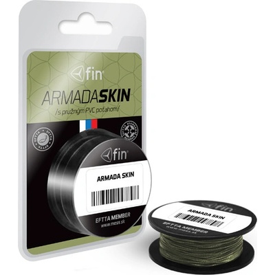 FIN ARMADA SKIN zelená kamufláž 5m 25lb