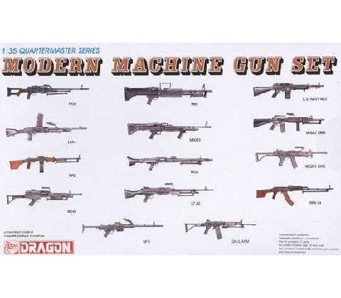 Dragon Modern Machine Gun Set 1:35