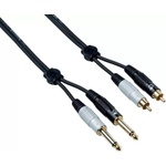Bespeco Кaбeл Bespeco - EAY2JR300, 6.3 mm/RСА, 3 m, черен (EAY2JR300)