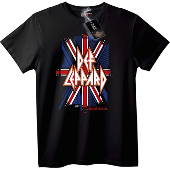 NOONEBRAND Тениска Def Leppard UK Група - 2XL, White