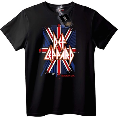 NOONEBRAND Тениска Def Leppard UK Група - 2XL, White