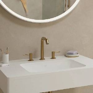 Hansgrohe Tecturis S 150 Ecosmart+ двуръкохватков смесител за умивалник, четкан бронз (73330140)
