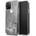 GUESS Glitter Hard Case - дизайнерски кейс с висока защита за iPhone 11 Pro (сребрист)