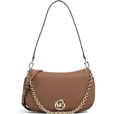 Michael Kors kožená kabelka Nolita md hnědá