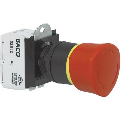 BACO L22ER01D, BAL22ER01D nouzový vypínač, 600 V, 1 ks