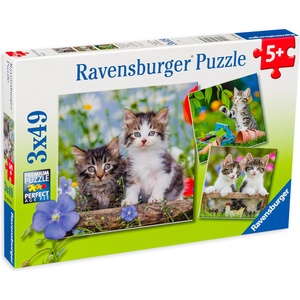 Ravensburger Пъзел Ravensburger от 3 x 49 части - Котета (08046) - baby