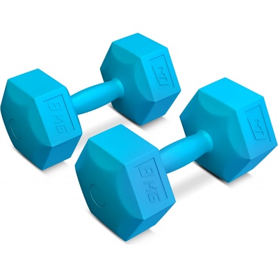 Hop-Sport Sada šestihranných fitness činek 2 x 8 kg