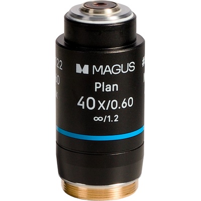 MAGUS Обектив MAGUS 40PL60V Plan 40х/0, 60 ∞/1, 2 H 60 mm (85122)