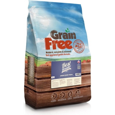 Best Breeder Grain Free Large Breed Puppy / Junior Salmon with Sweet Potato & Vegetables 12 kg