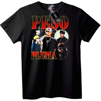NOONEBRAND Тениска Музика на Peso Pluma - M, White