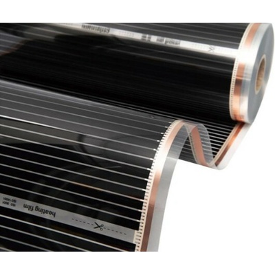 Topná fólie 220W/m2, šířka 100cm – Zboží Živě