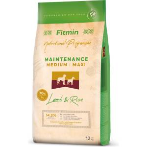 Dibaq Fitmin Medium Maxi храна за кучета с агнешко и ориз 12 kg