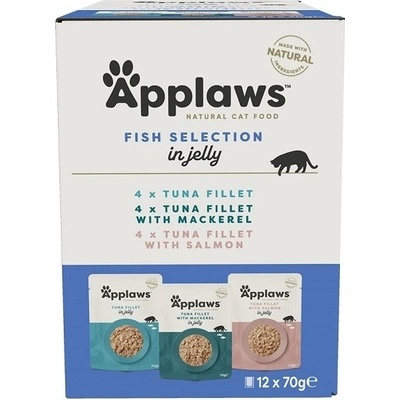 Applaws Cat Jelly Multipack Ryby 12 x 70 g