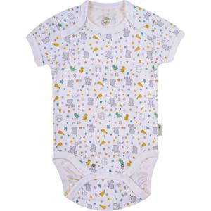 Bio Baby Боди с къс ръкав Bio Baby - органичен памук, 80 cm, 12 месеца (97220125) - baby