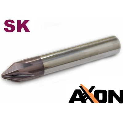 SK fréza pr. 8,0 mm 5bř. pro srážení hran 60° TiAlN , AXON VK55-FP5-60-080
