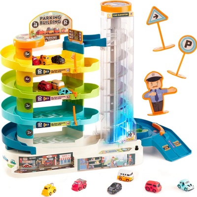 KIK Parkovací garáž 4 úrovně elektrický výtah 6 aut KX5588