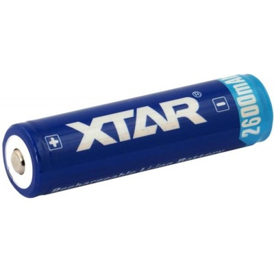 XTAR Акумулаторна батерия XTAR за фенери 18650 със защита , 2600mAh, Li-ion (XTAR-BL-CR18650-2600PCM)