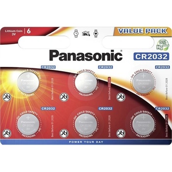 Panasonic CR2032 6ks CR-2032EL/6B