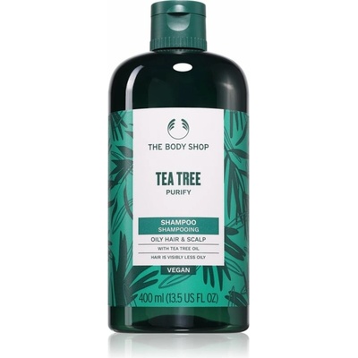 The Body Shop Tea Tree Shampoo čistiaci šampón na mastné vlasy 200 ml