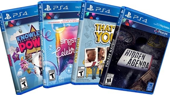 Coffret 4 Jeux PS4 PLAY LINK - Inclut SINGSTAR, HIDDEN AGENDA, QUI ES-TU, KNOWLEDGE - Neuf