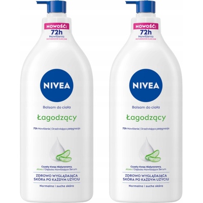 NIVEA 5v1 Zklidňující s aloe vera láhev s pumpičkou 1250 ml