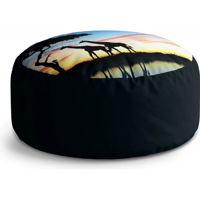 Sablio Taburet Circle Sahara: 40x50 cm