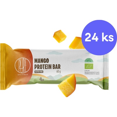 BrainMax® Organic Protein Bar Mango & White Chocolate 24 x 50 g