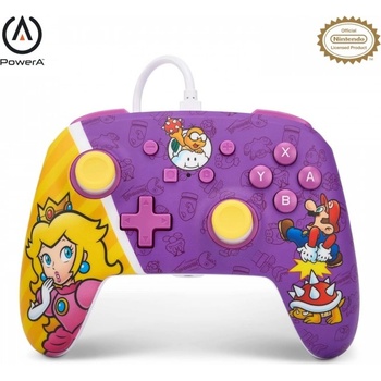 PowerA Enhanced Nintendo Switch - Princess Peach Battle (NSGP0092-01)