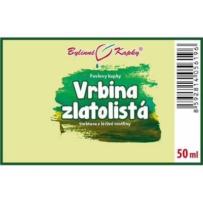 Bylinné kapky Pavlovy Vrbina zlatolistá TCM tinktrura 50 ml