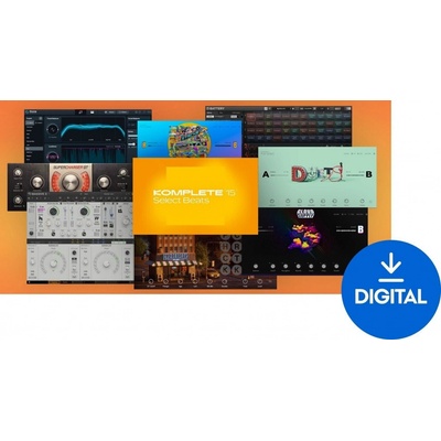 Native Instruments Komplete 15 Select Beats Digitální produkt – Zboží Živě