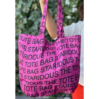 Erbil Shoes Дамска чанта от текстил - Яркорозова #407682 (407682_Циклама)