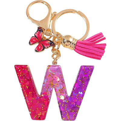 HARAHU Ключодържател Азбука - w / Розова / Пеперуда kp37967 (37967)