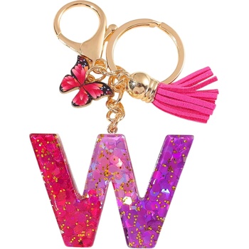 HARAHU Ключодържател Азбука - w / Розова / Пеперуда kp37967 (37967)
