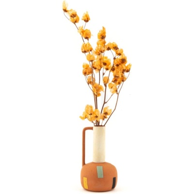 Sušené kvety Bougainvillea Branch - oranžová