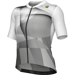 Alé Дамска фланелка с къс ръкав за колоездене Alé Women's R-EV1 Sprinter S/S Lady Jersey Cycling jersey - White - размер XL (156-2794-0116)
