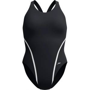 Speedo Бански костюм Speedo Women's Vanq One Piece Swimsuit - Black/Silver - sportihobi - 64,52 лв