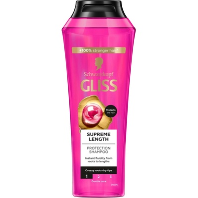 Gliss Supreme Length šampón na dlhé a zraniteľné vlasy 250 ml