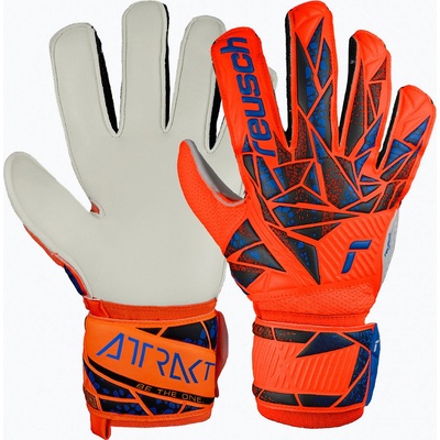 Reusch Attrakt Solid hyper orange/electric blue