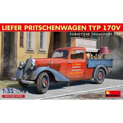 MiniArt Liefer Pritschenwagen Typ 170V Furniture Transport Car 1:35