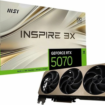 MSI GeForce RTX 5070 12G INSPIRE 3X OC