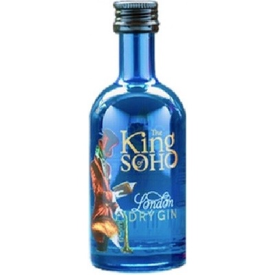 King of Soho London Dry Gin 42% 0,05 l (holá láhev)