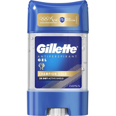 Gillette Дезодорант гел против изпотяване Champion Gold, 70 ml