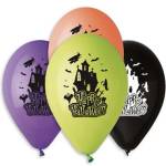  Балон, 30 см, "Замък за Хелоуин" 11-printhalloweenkastely (11-printhalloweenkastely)