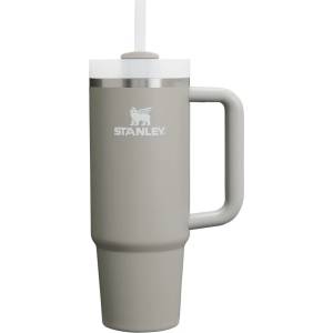 STANLEY Светлосив термос със сламка от неръждаема стомана 890 ml Quencher H2. O FlowState Tumbler Ash - Stanley (100000143343)